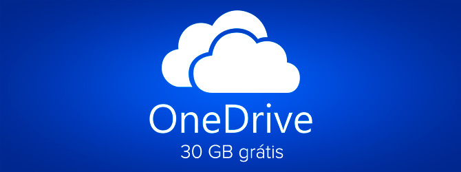 OneDrive 30GB grátis