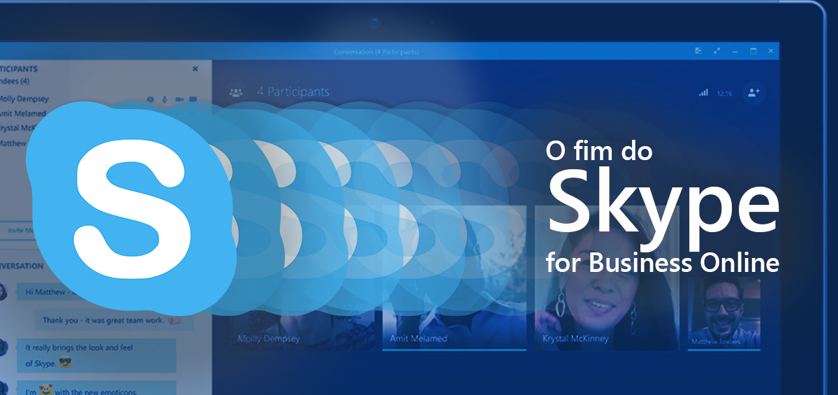 23-A data de encerramento do Skype for Business Online está definida