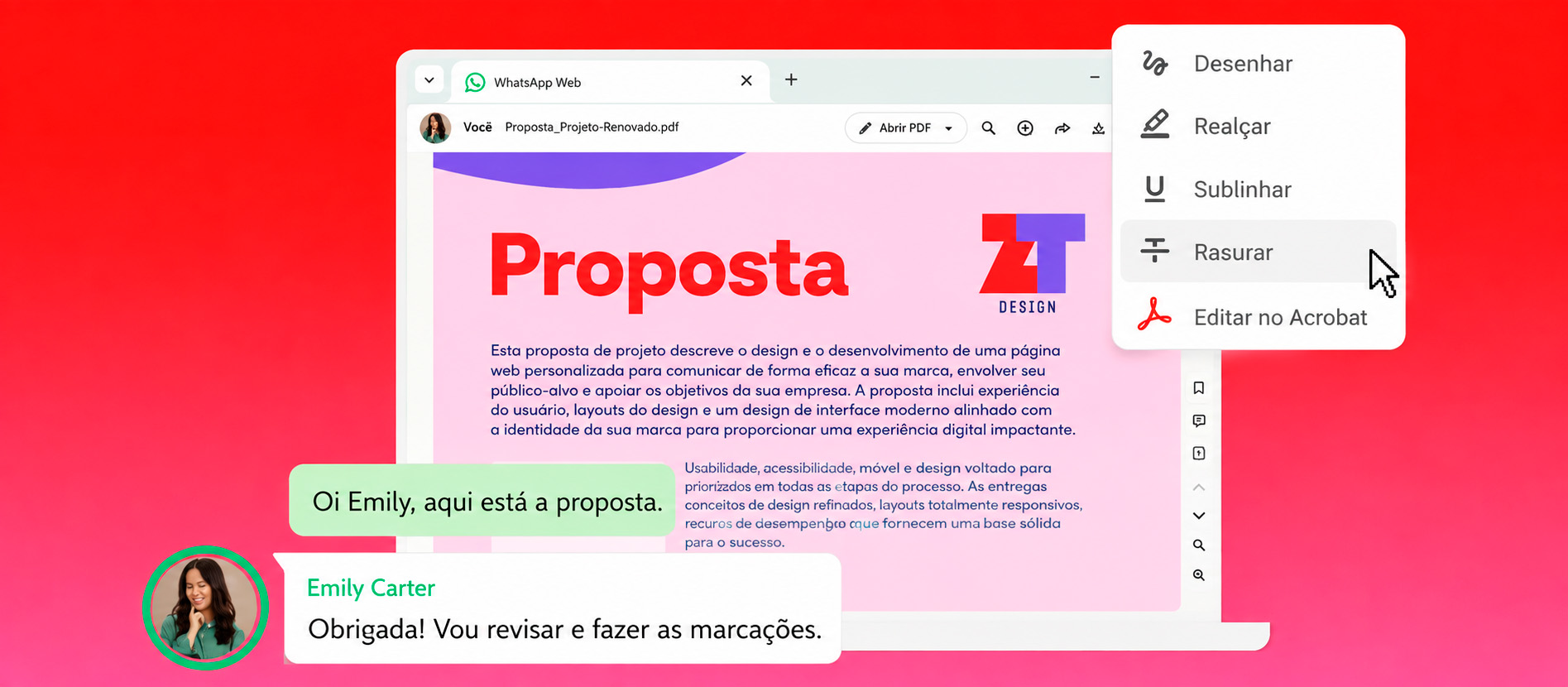 Acrobat e WhatsApp unem forças para transformar a experiência com PDFs